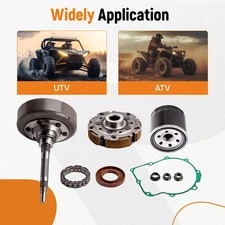 Wet Clutch Shoe Kit+Drum One Way Filter for UTV500/700 ATV500 MSU500/700 YS700