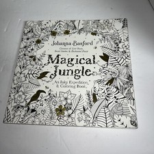Magical Jungle: An Inky Expedition And Coloring Book For Adults