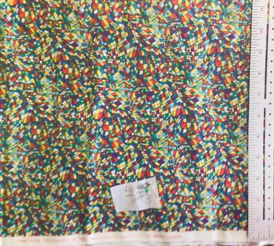 Timeless Treasures Basix Mosaic Cotton Fabric By the Yard 