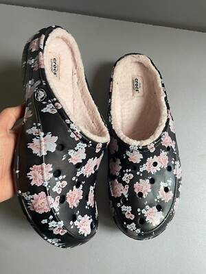 Womens Crocs Freesail Printed Lined Clog CROCS FREESAIL LEOPARD