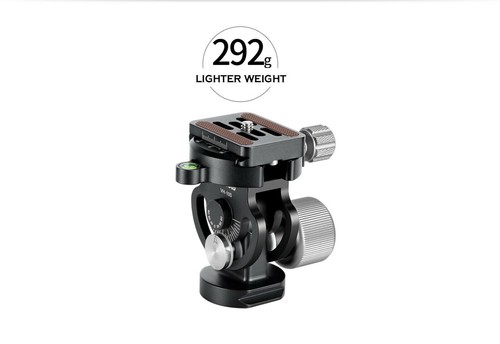 Leofoto MP-366C+VH-10S CF Monopod with VH-10S Two Way Tilt Head - Picture 11 of 12