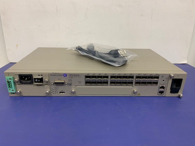 Nokia Alcatel-Lucent 7210 SAS-M Service Access Switch 24-SFP w/ 1