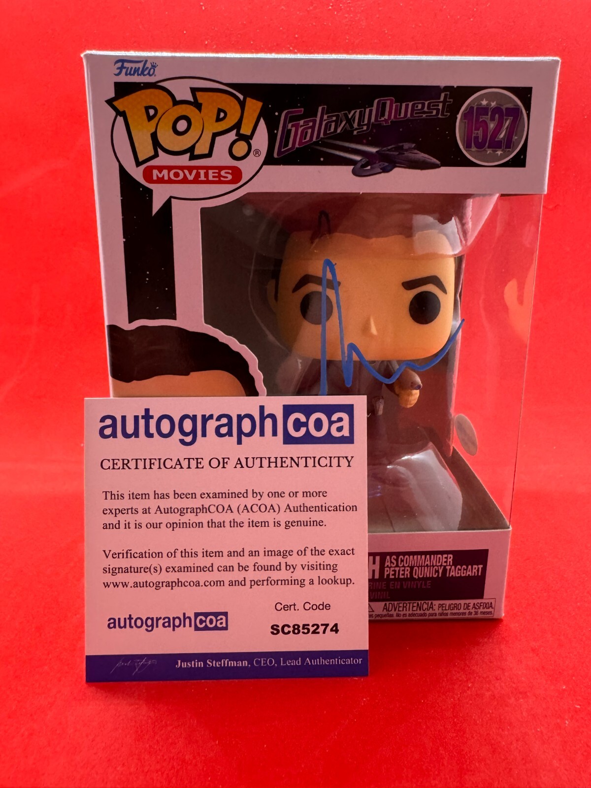Thumbnail - Tim Allen Signed Autogramm Funko Pop Galaxy Quest In Person Autograph