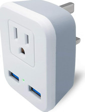 UK Ireland Power Plug Adapter, Type G Travel Adaptor for US to London England