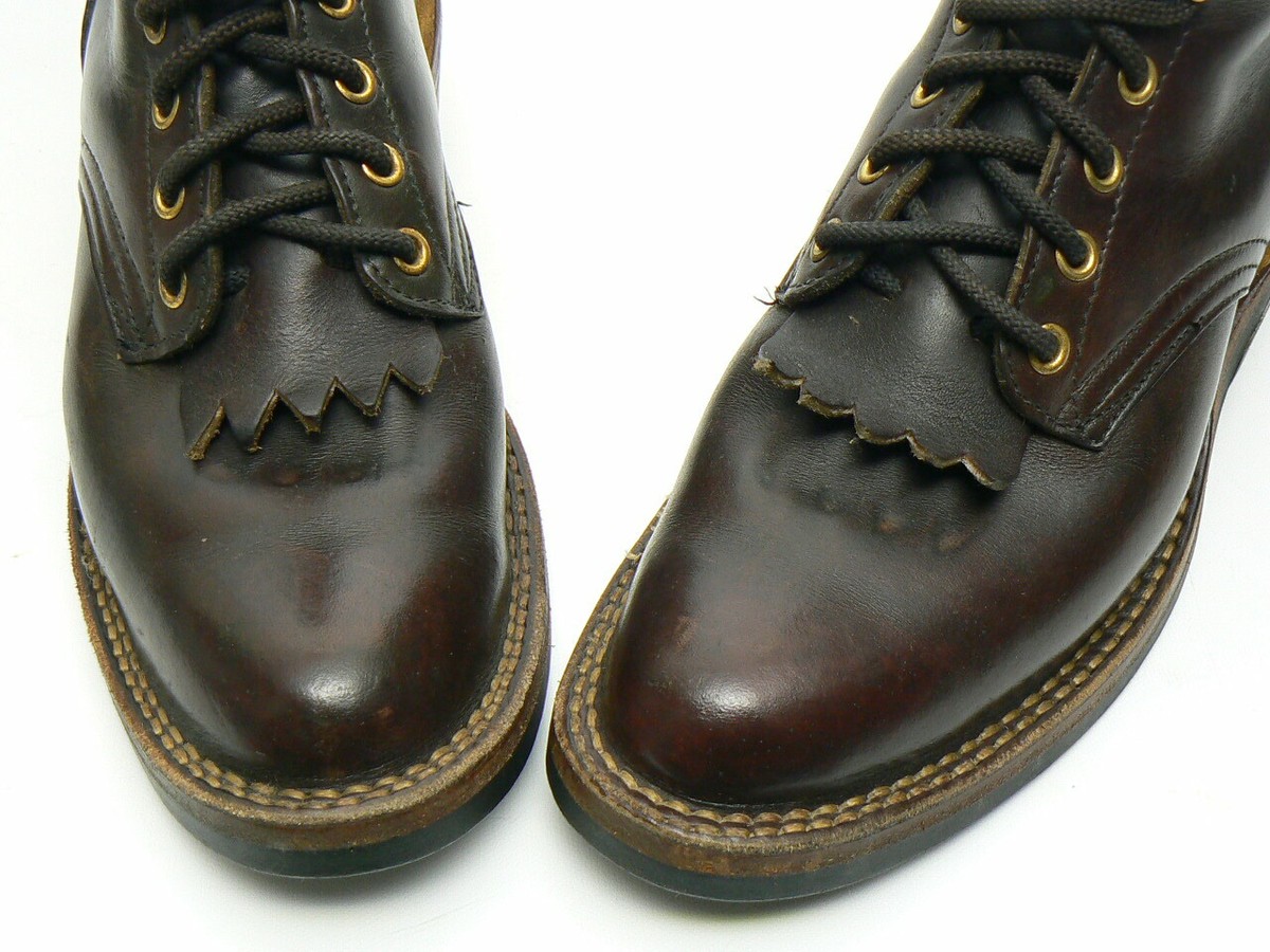 HATHORN White's Western Packer Lace Up Work Riding Boots