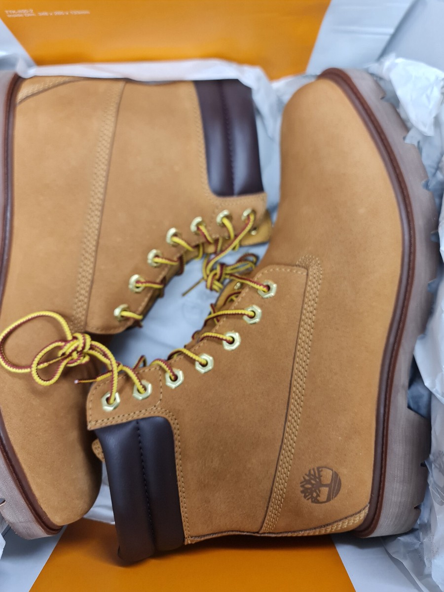 Timberland 6 Inch Classic Double Collar Waterproof Boot, Wheat