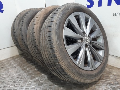 Set Of 2021 Genuine 16 Inch VOLKSWAGEN POLO Alloy Wheels & Tyres ...