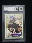 MIKE SINGLETARY 1983 TOPPS #38 SIGNED INSCRIBED HOF 98 BAS 10 AUTHENTIC AUTO