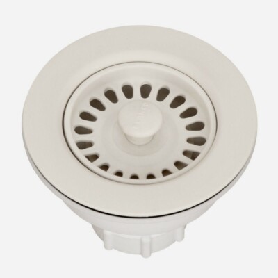 Blanco Kitchen Sink Waste Trap/Basket Strainer, Matte Biscuit or Concrete Grey
