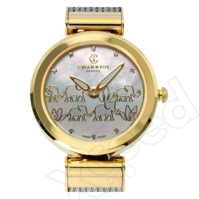 CHARRIOL Forever Elephant White Mother of Pearl Dial Women's Watch