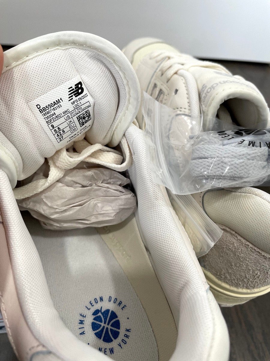 New Balance 550 x Aime Leon Dore / White/Suede / BB550AM1 / US 9