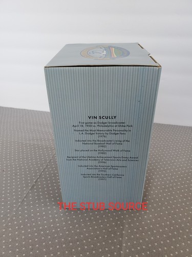 Los Angeles Dodgers Vin Scully 2012 SGA Bobblehead Limited 50th Anniversary NIB - Picture 3 of 4