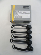PARKER FLUID CONNECTOR NS SERIES 3/8" HYDRAULIC DUST PLUG SET OF (5) BLACK NR-37