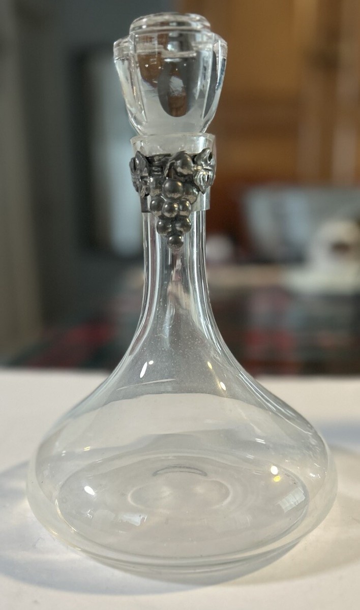 Vase Signé Cristallerie La Rochère France Collection Cristal Verrerie
