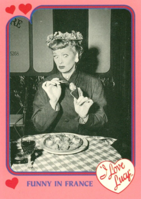 I Love Lucy Show Non Sport Trading Card Funny in France # 84 A1373