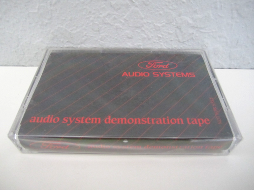 Ford Audio Systems Demonstration Cassette Tape E7AF-19A199-AA New/Sealed
