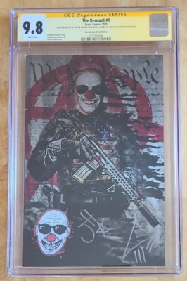 THE RECOUNT #1 - CGC SS 9.8  J. JORDAN METAL (LTD/10)  VIRGIN~ REMARK/2× SIGNED 