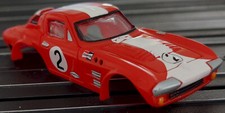 Chevy Corvette Grand Sport Red JL TJet HO SlotCar BODY for AURORA autoworld DASH