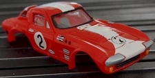 Chevy Corvette Grand Sport Red JL TJet HO SlotCar BODY for AURORA autoworld DASH