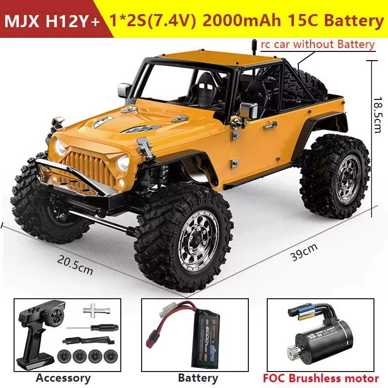 MJX Hyper Go H12Y+ 1/12 4WD RC Car Professional Off-Road Racing