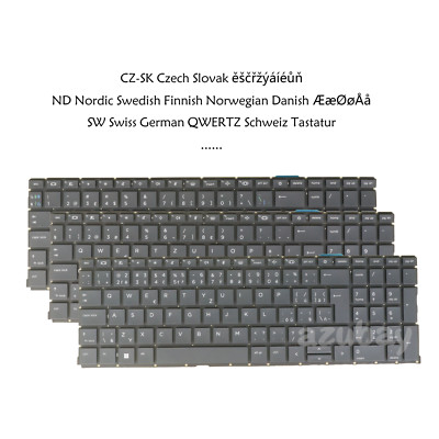 NE SW Laptop Keyboard For HP ZBook Power 15.6 Inch 15 G7, 15 G8, 15 G9 Backlit