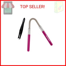 Tweezerman Smooth Finish Facial Hair Remover with Free Tweezerette, Pink