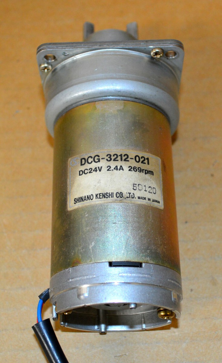 【急】ねま⋆✈　✾　DC20-1-15｜SH-2-2｜SH-24C-1 Shinano Kenshi Co. Japan DC Motor 24 Volt 2.4A 269 RPM Gear