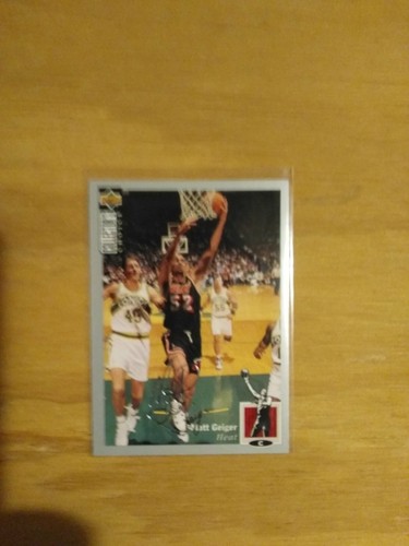 1994 Upper Deck Collector's Choice Basketball Silver Signature Matt Geiger #252