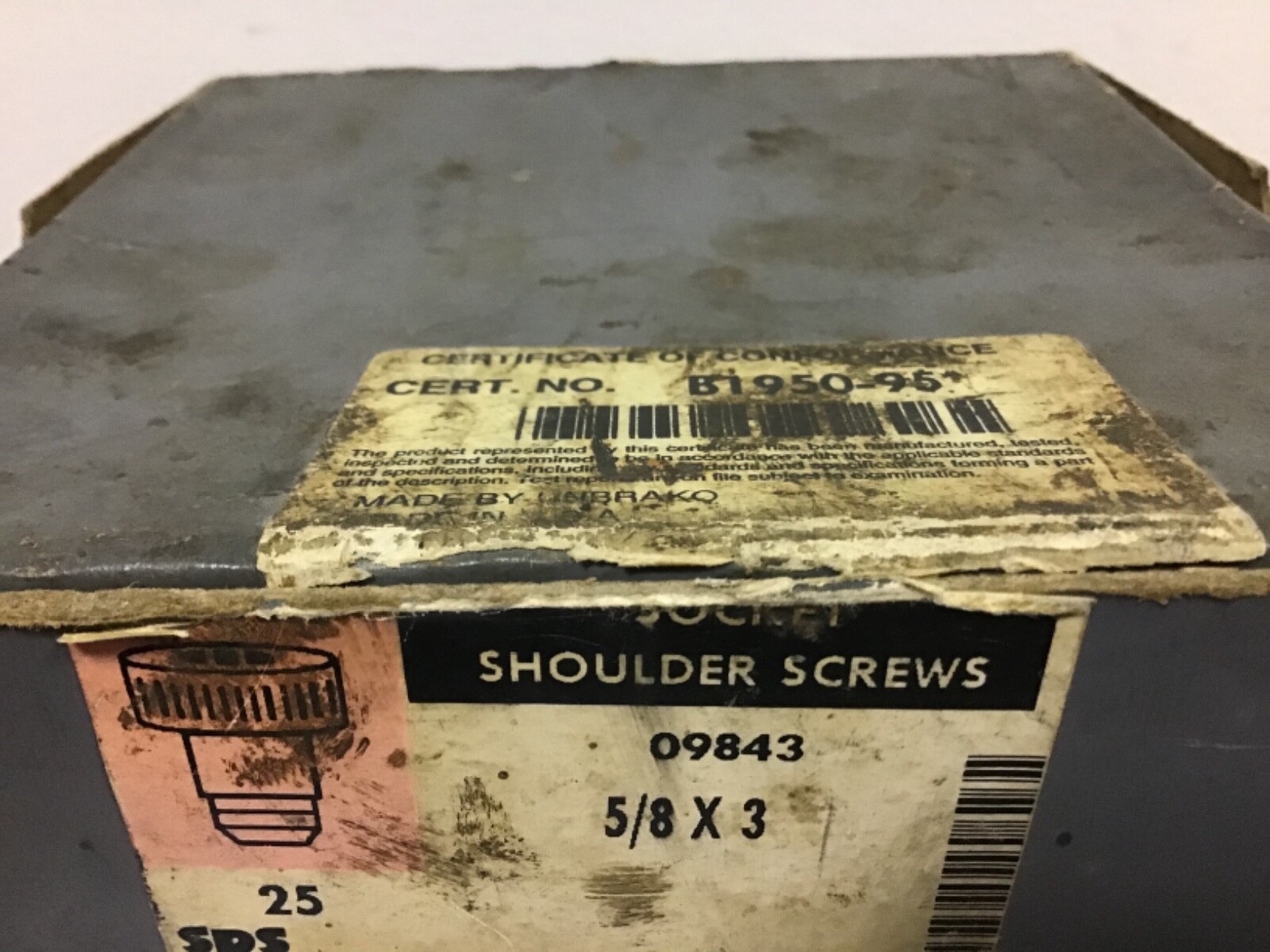 Qty (2) 5/8" X 3" Unbrako Shoulder Screws, 09843 eBay