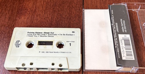 POINTER SISTERS- BREAK OUT CASSETTE 1983 PLANET RECORDS BXK1-4705A - Picture 4 of 5