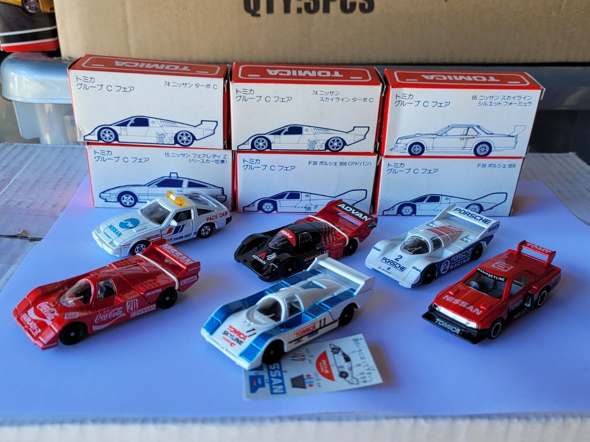 TOMICA FULL SET GROUP C RACERS - PORSCHE, NISSAN ADVAN COCA TOMICA FULL SET GROUP C RACERS - PORSCHE, NISSAN ADVAN COCA