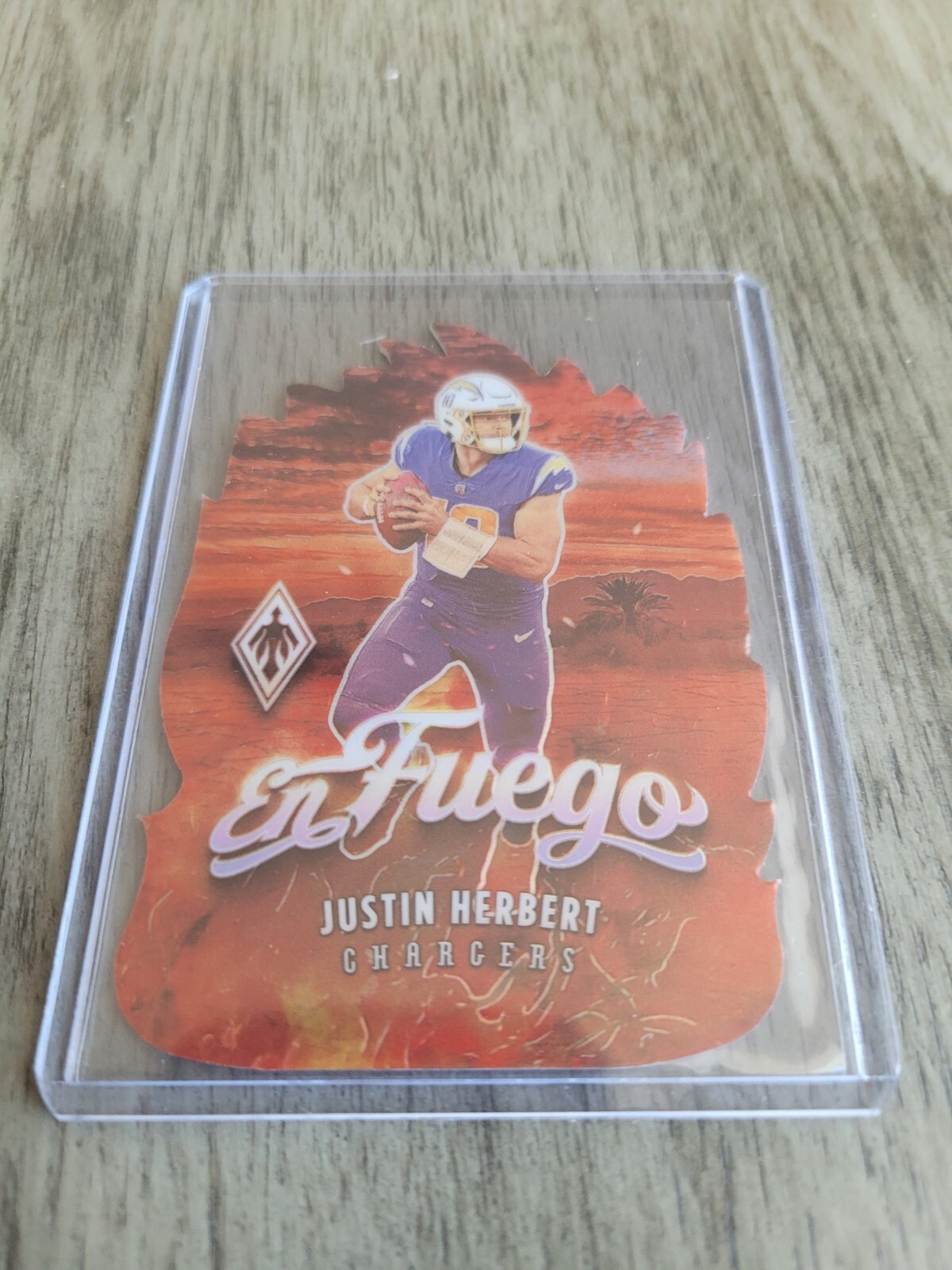 2021 Phoenix NFL Justin Herbert 🔥 En Fuego 🔥 SSP Case Hit EF-4 LA Chargers ⚡🏈