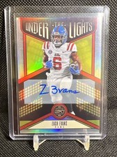 Zach Evans 2023 Panini Legacy Under The Lights Auto #UL-ZEV Rookie Autograph