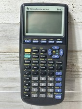 Texas Instruments TI-83 Graphing Calculator with Cover - Tested Works