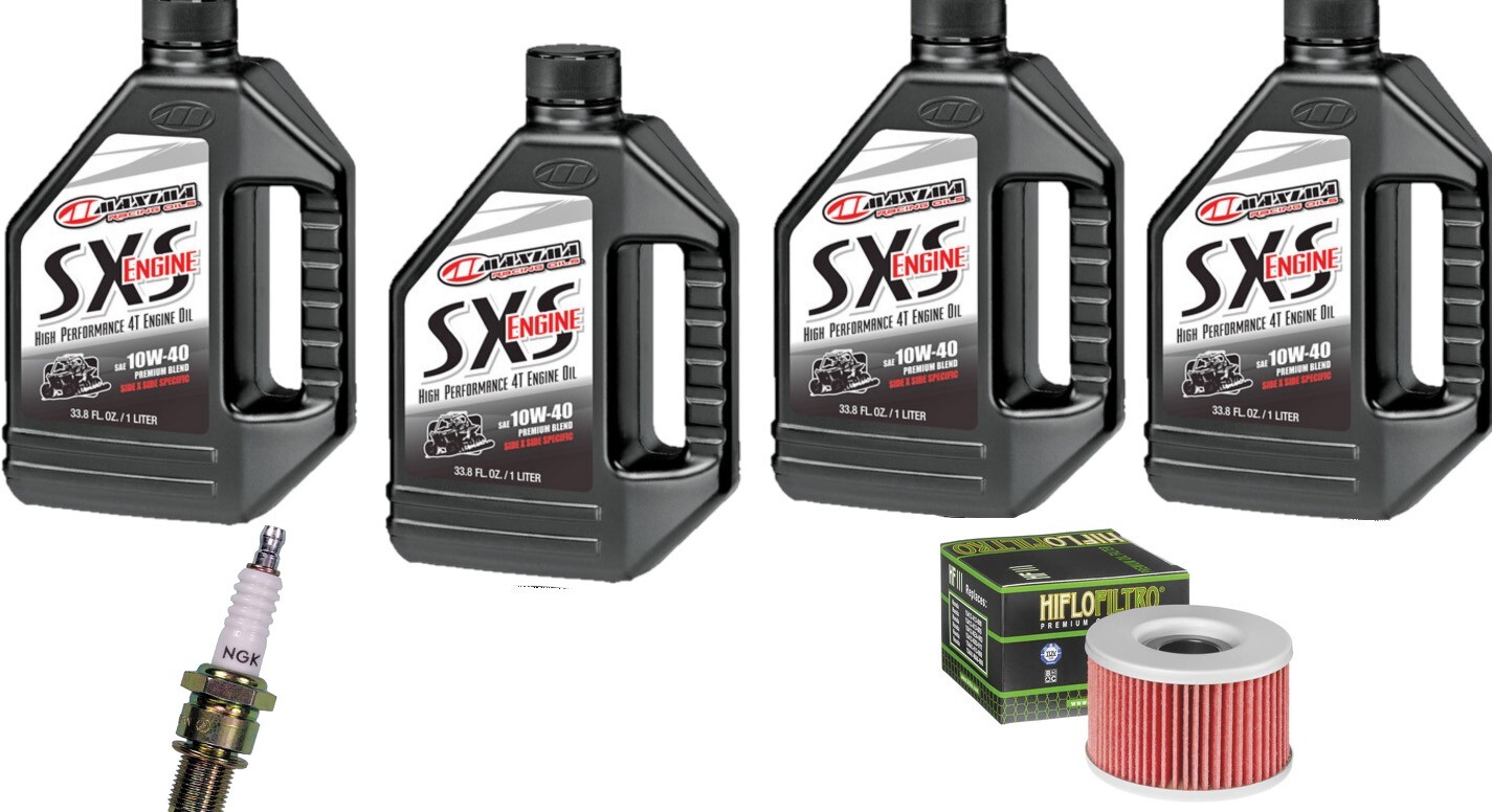 Oil Change Kit HONDA 2010 BIG RED 700 ENGINE OIL FILTER SPARK PLUG KIT