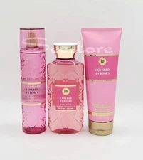 Bath & Body Works Covered in Roses Body Mist Body Wash & Body Cream Set of 3