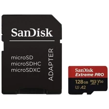 SanDisk Extreme 256GB microSDXC UHS-I Card 4K UHD Waterproof Shockproof