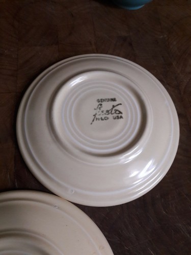 Fiesta Lot Cups Saucers Replacement Mixed Colors 14 pcs - Picture 9 of 12
