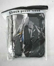 High Quality Shockproof Tablet Black Case Handle Straps Screen Protector