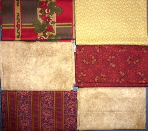 Fabric Fat Quarters 6 Pack Xmas Medley F 122 - Picture 1 of 1