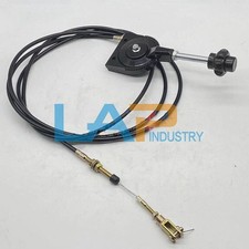 1Pc New Throttle Cable Excavator 1M 5M 8M Black