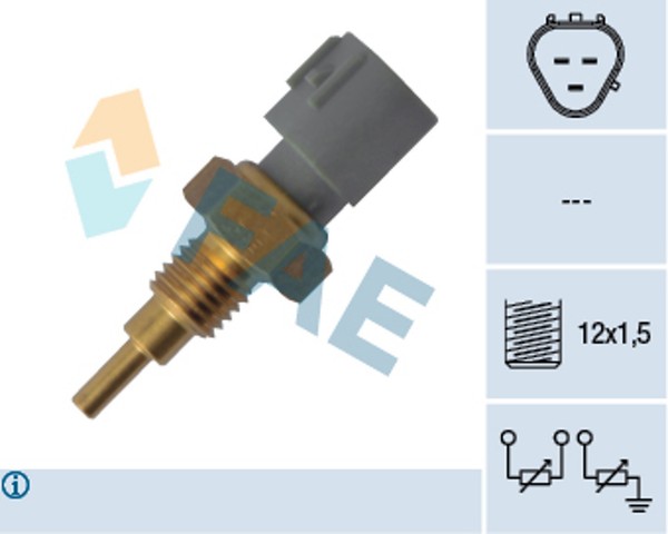 KüHlmittel Wasser Temperatur Sensor Fae 33910 FüR Mazda Toyota Ford Suzuki Honda-image