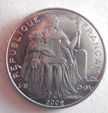 2009 NEW CALEDONIA 5 FRANCS - Excellent Coin - FREE SHIP - Bin #748