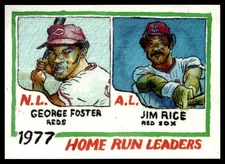 2025 Topps Shoebox Treasures George Foster / Jim Rice Boston Red Sox #58