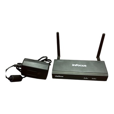 InFocus LiteShow 4 Wireless Adapter INLITESHOW4 WiFi w/ Power Cord