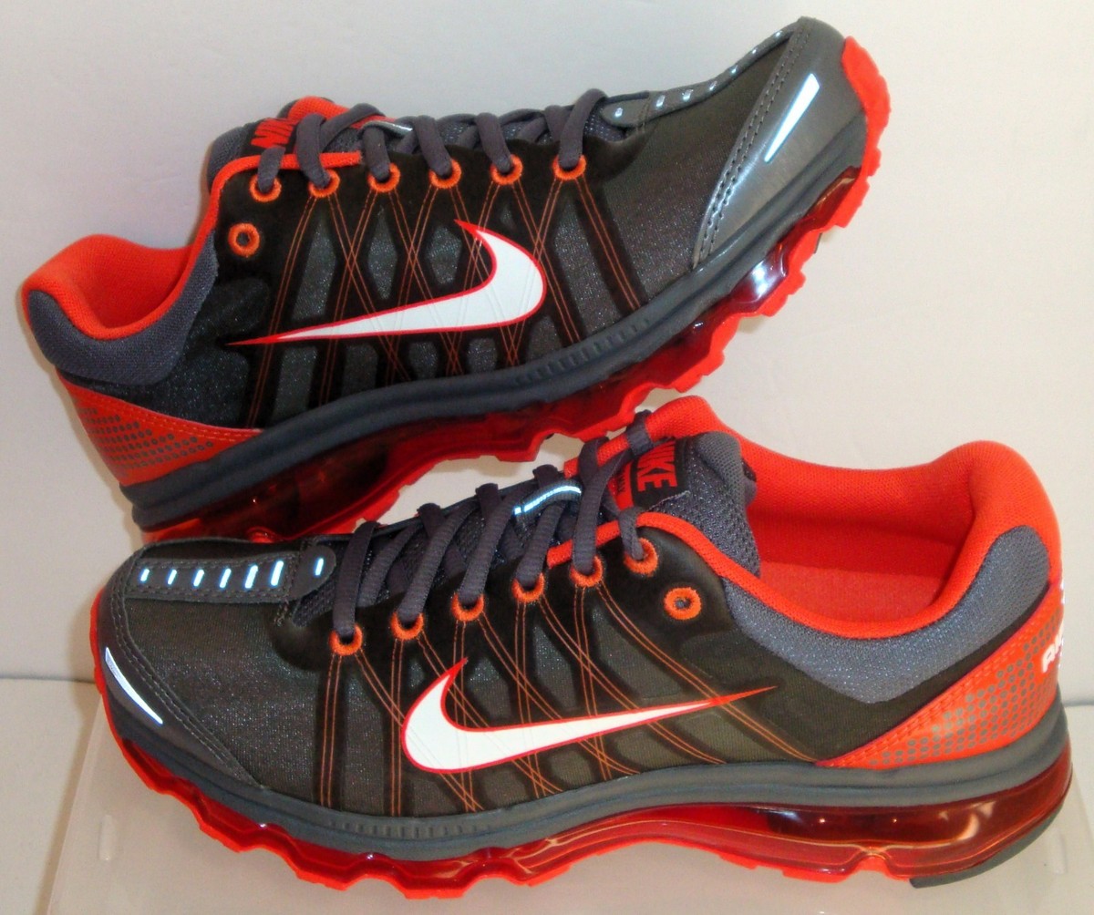 New Nike Air Max 2009 Grey Orange Mens US Size 8 UK 7 EUR 41 486978 018 | eBay
