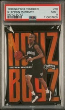 1998 Skybox Thunder Stephon Marbury #10  Noyz Boyz PSA 9 Mint