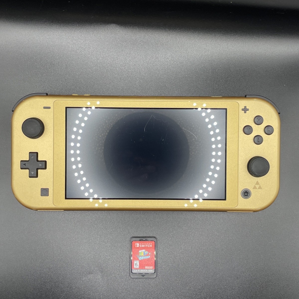 Nintendo Switch Lite Console Hyrule Edition Gold Zelda w/Mario