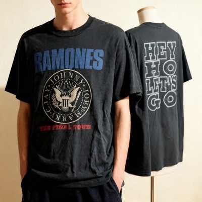 90s 1996 Ramones The Final Tour T Shirt
