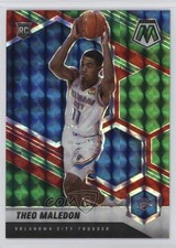 2020-21 Panini Mosaic Rookie Choice Red & Green Prizm Theo Maledon #218 0br2
